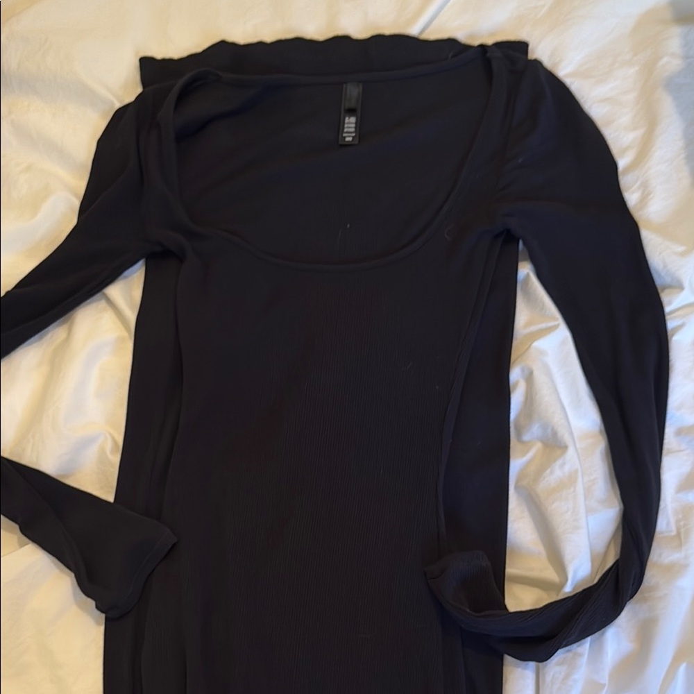 Skims Soft Lounge Long Sleeve Dress